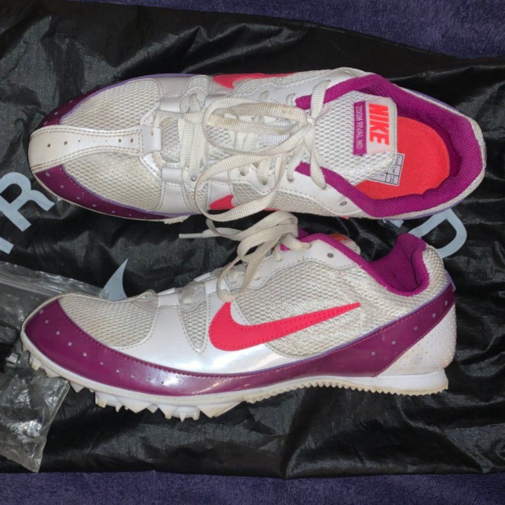 Nike track and field spikes